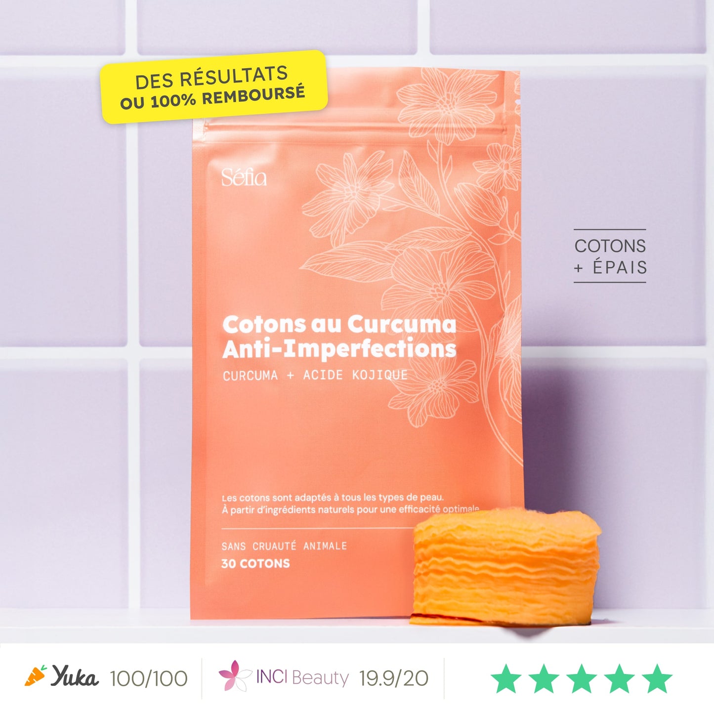 Turmeric & Vitamin C cleansing pads