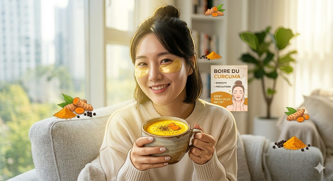Boire du curcuma : bienfaits, précautions et effet “peau plus nette” au quotidien Image