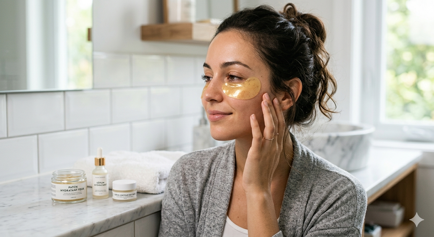 Patch hydratant yeux : le geste simple pour un regard plus frais et lumineux