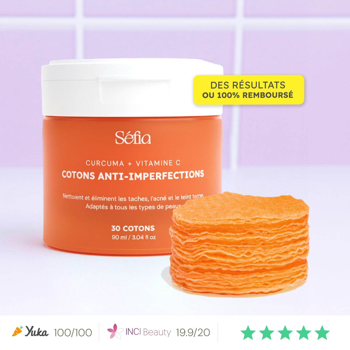 Turmeric & Vitamin C cleansing pads