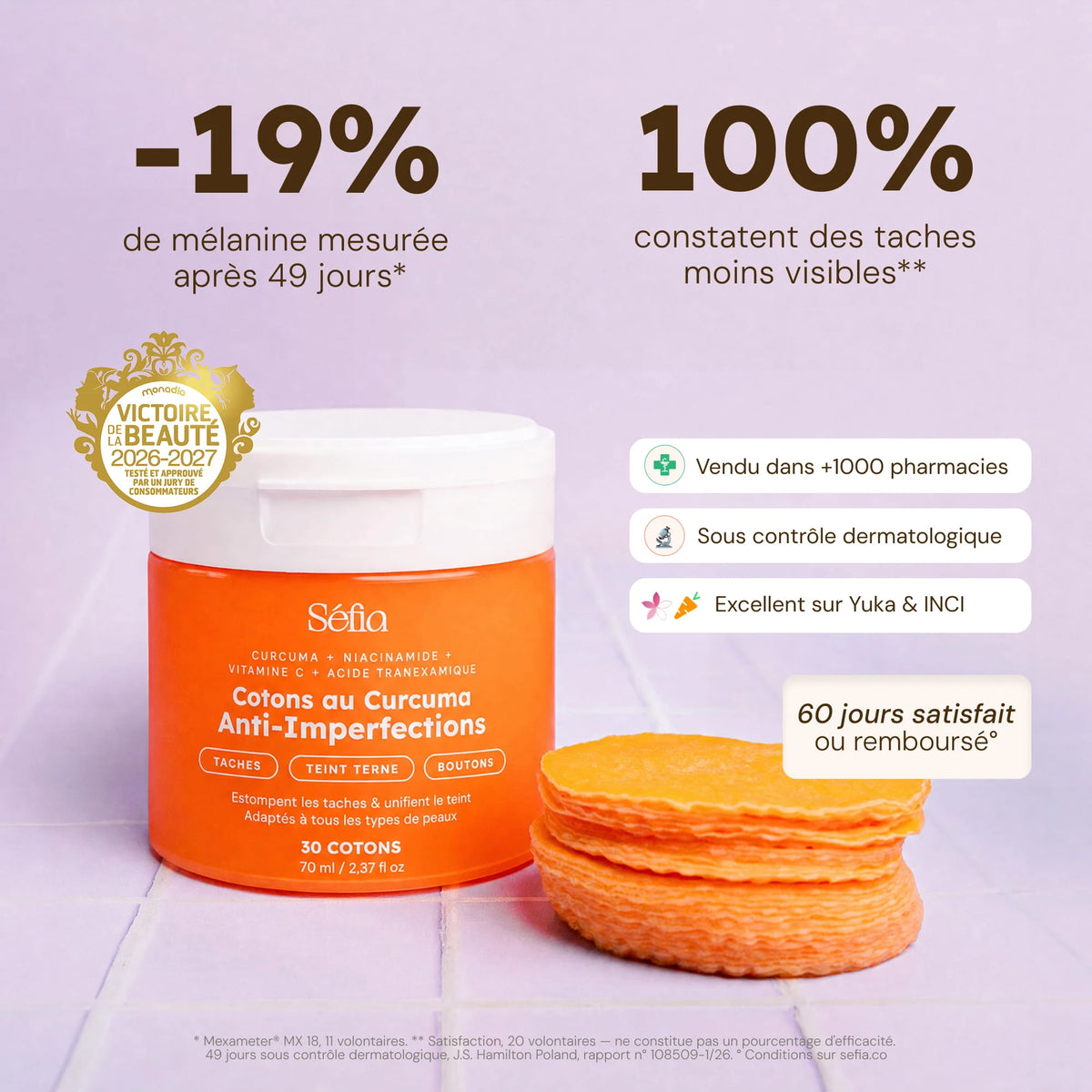 Anti-Blemish Cotton Pads