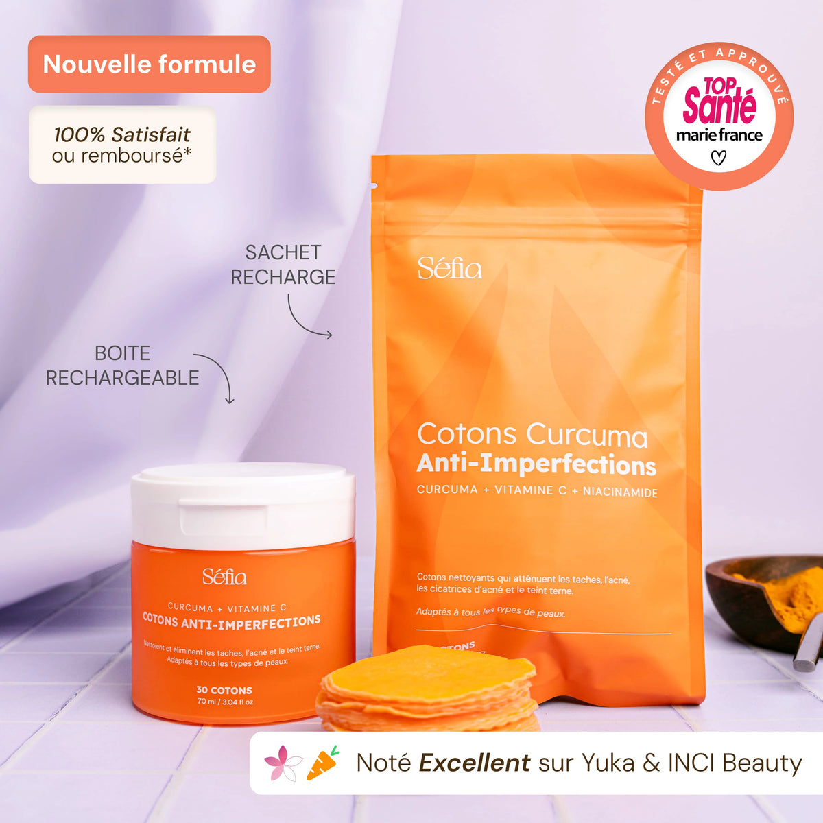 Anti-Blemish Cotton Pads