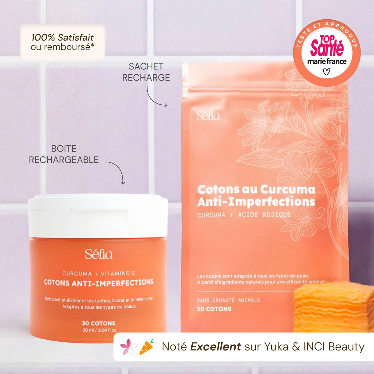 Anti-Blemish Cotton Pads