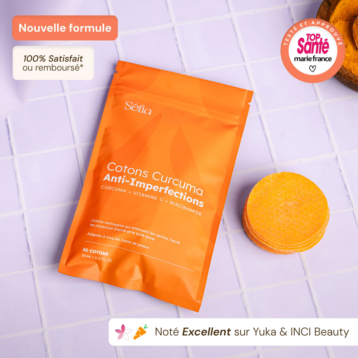 Anti-Blemish Cotton Pads