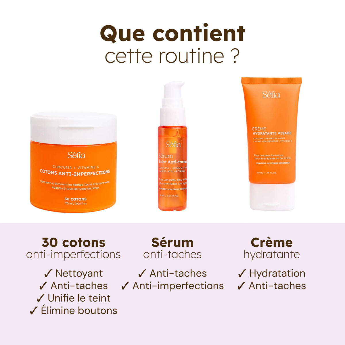 Pack Starter Glow - 3 products
