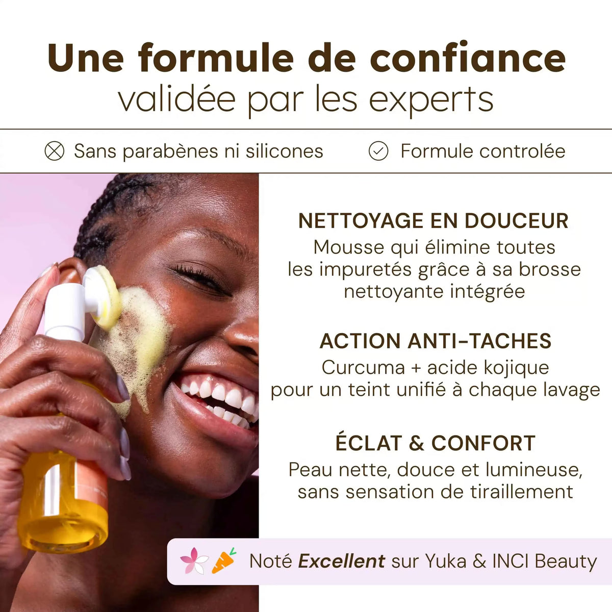 Nettoyant Éclat au Curcuma