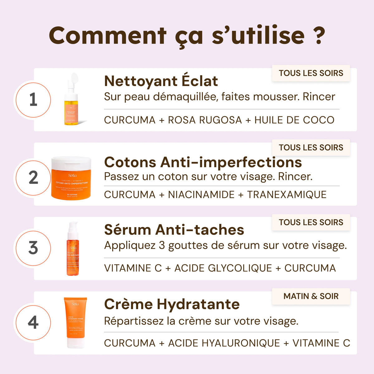 Pack Super Glow - 4 products