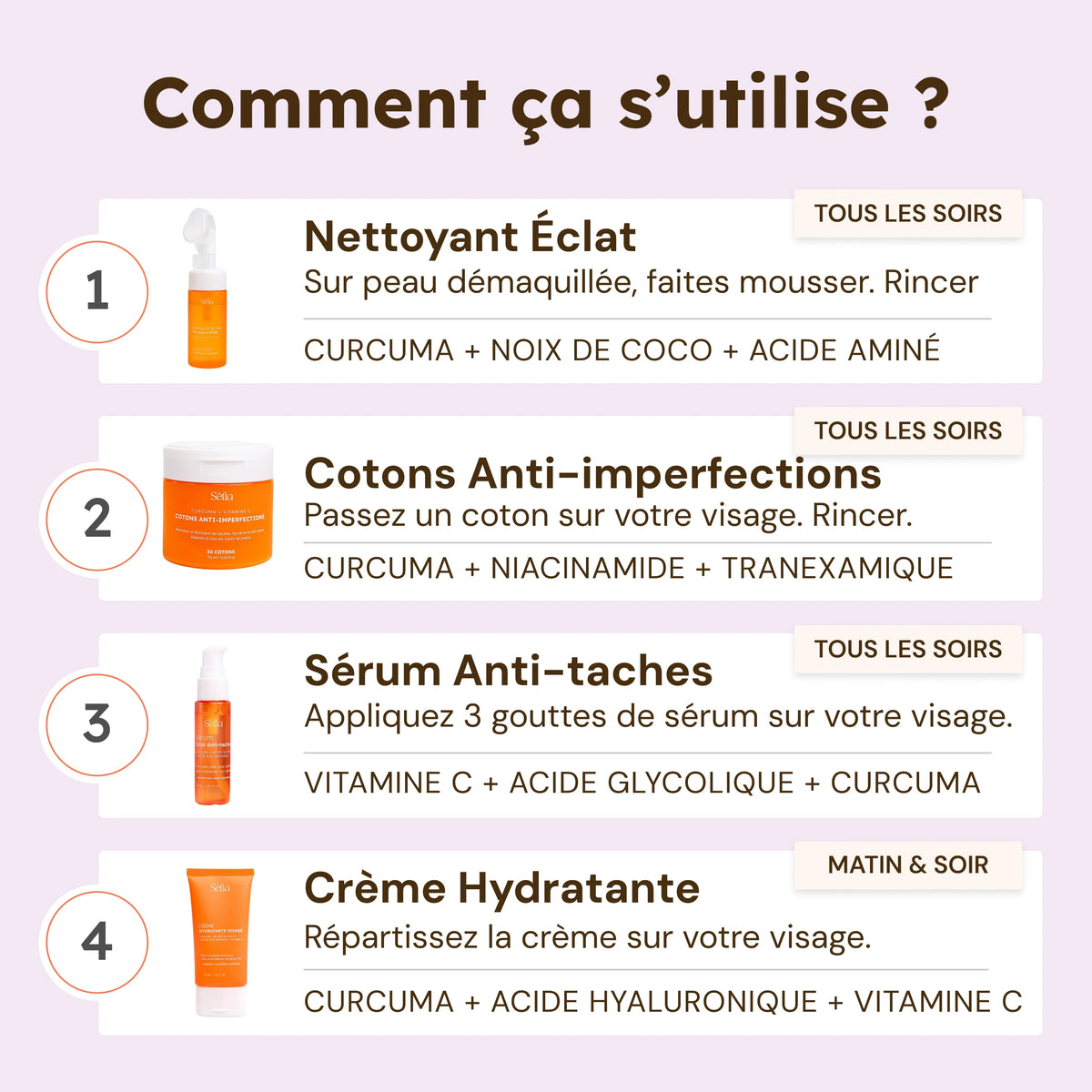 Pack Super Glow - 4 products