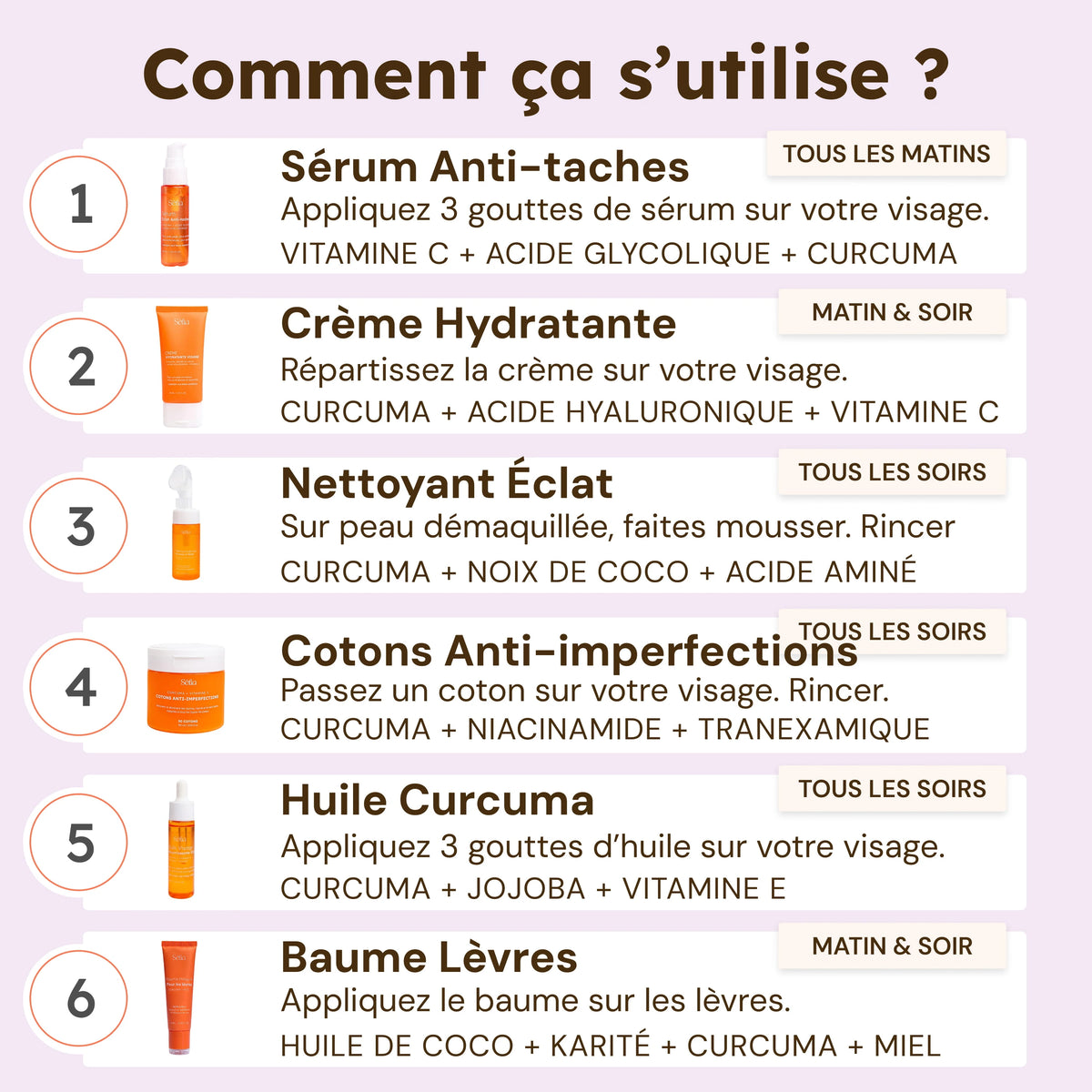 Pack Ultra Glow - 6 products