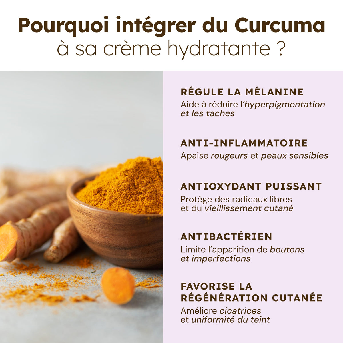 Crème au Curcuma