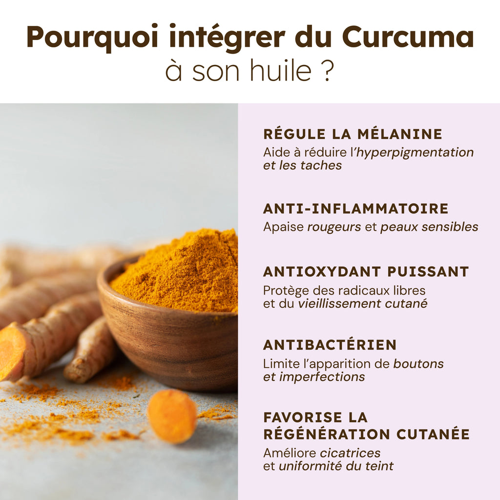 Face oil with turmeric