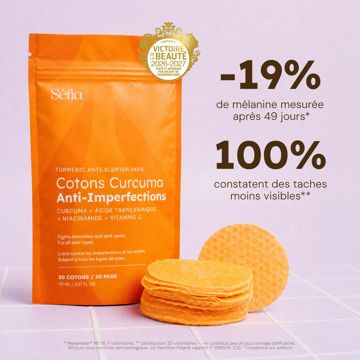 Anti-Blemish Cotton Pads
