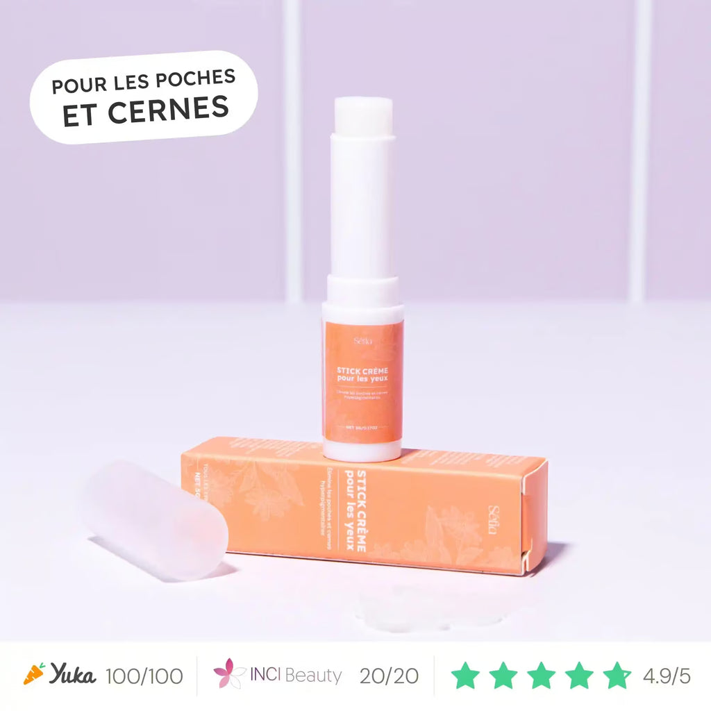 Stick crème au curcuma anti-cernes et anti-poches pour le contour des yeux – Sefia